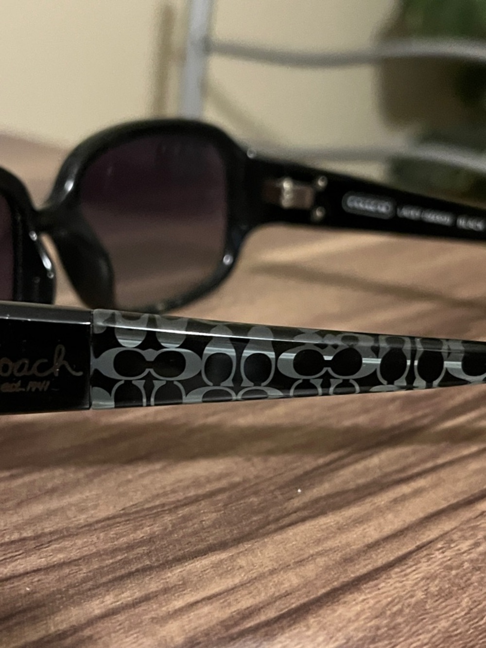 Coach Black Oversized Sunglasses - Picture 7 of 13